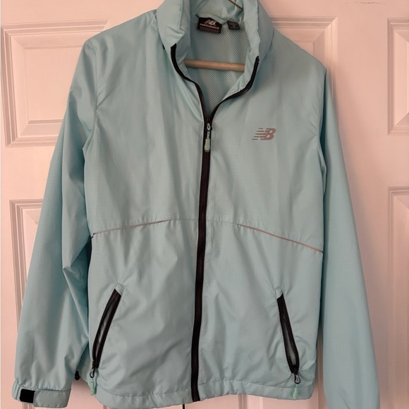 New Balance Light Blue Jacket - Picture 1 of 3